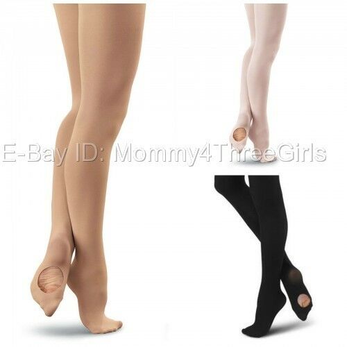 New Capezio Bloch Body Wrappers Convertible Transition Dance Tights Child Adult