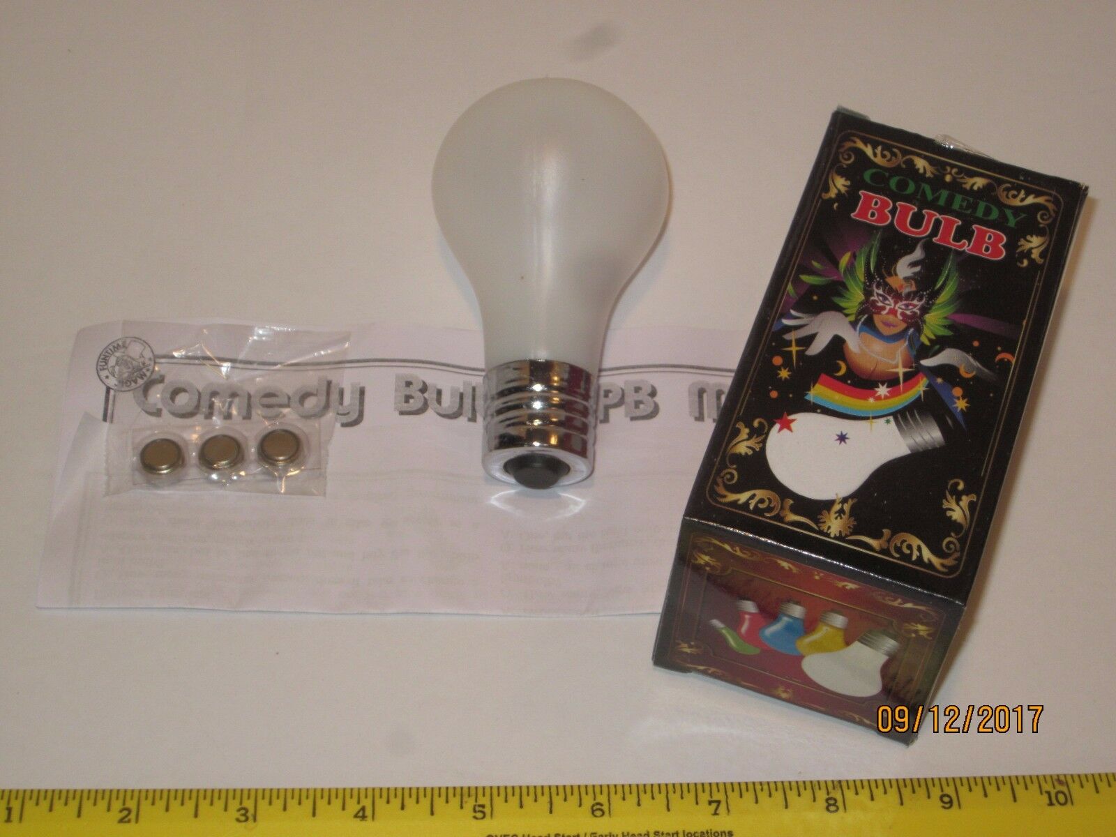 Light-bulb Magic Trick - Don't Fester Over A Costume Comedy Light Up Push Button