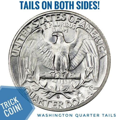 Two Sided Tails 1932 Quarter Two Face Trick Double Tails Coin