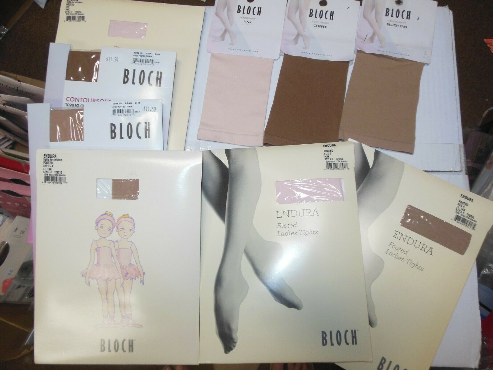Bloch Ballet Footed Tights Pink Or  Lt Tan Child Adult T0921g T0920l 4 Colors